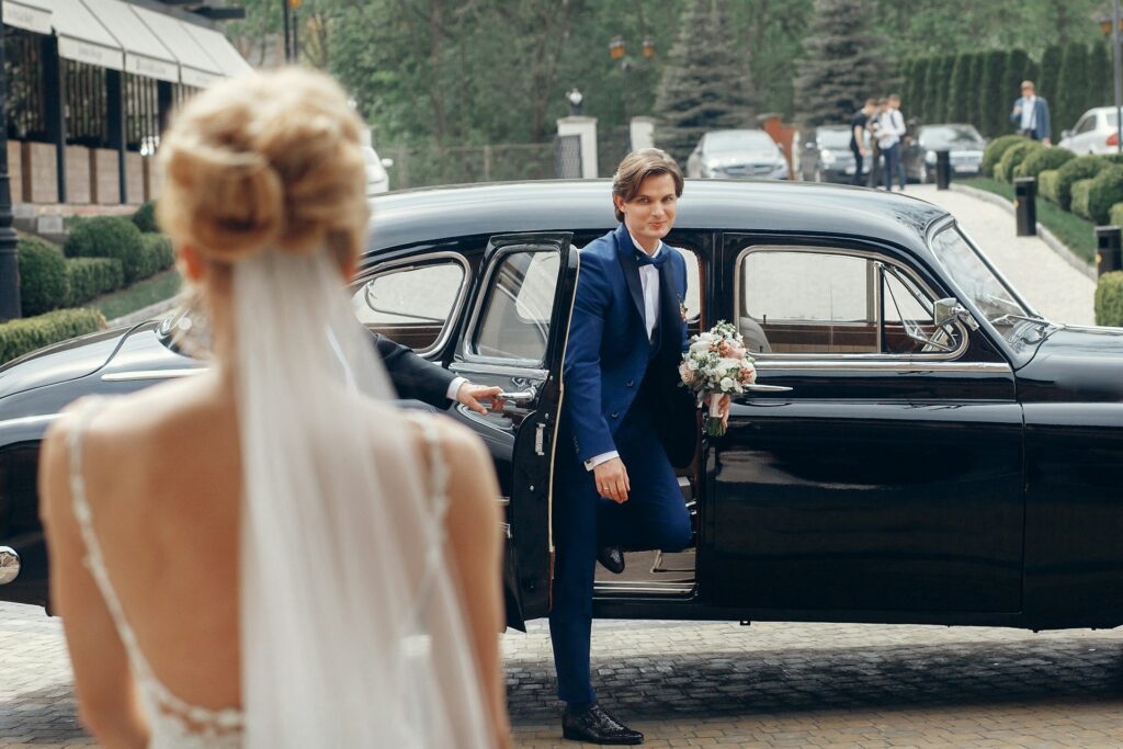 wedding day limousine